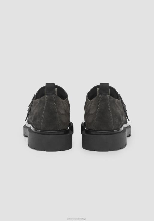 Antony Morato erkekler 9074 kısır keşiş askılı süet ayakkabılar ayakkabı 28JN2327