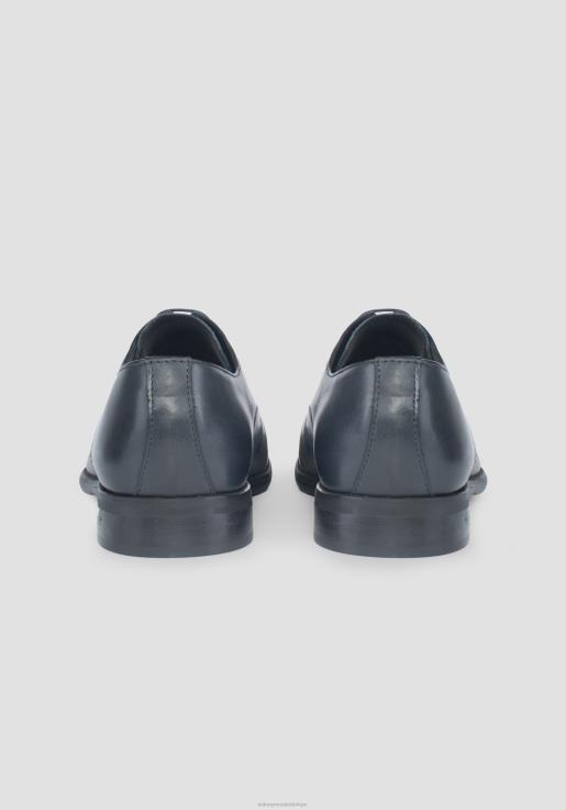 Antony Morato erkekler Mavi mürekkep deri derbisini incitmek ayakkabı 28JN2331