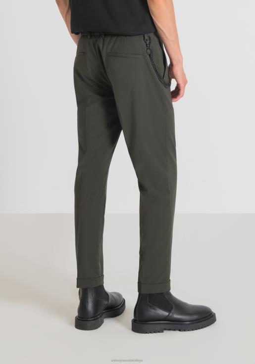 Antony Morato erkekler 4075 merkezi kıvrımlı, dar kesim, bilek boyu pantolon Giyim 28JN2270