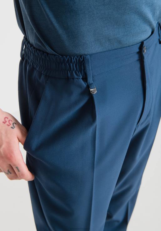 Antony Morato erkekler 7121 Elastik viskon karışımlı kumaştan cora normal kesim pantolon Giyim 28JN2225