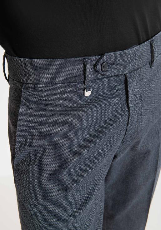 Antony Morato erkekler Mavi mürekkep mikro dokuma streç pamuklu bryan skinny fit pantolon Giyim 28JN2263