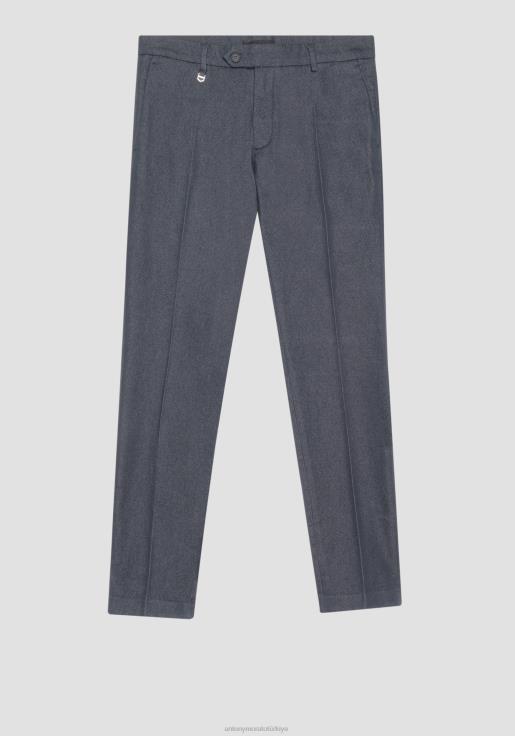 Antony Morato erkekler açık mavi bryan pamuk karışımlı streç denim efektli skinny fit pantolon Giyim 28JN2268