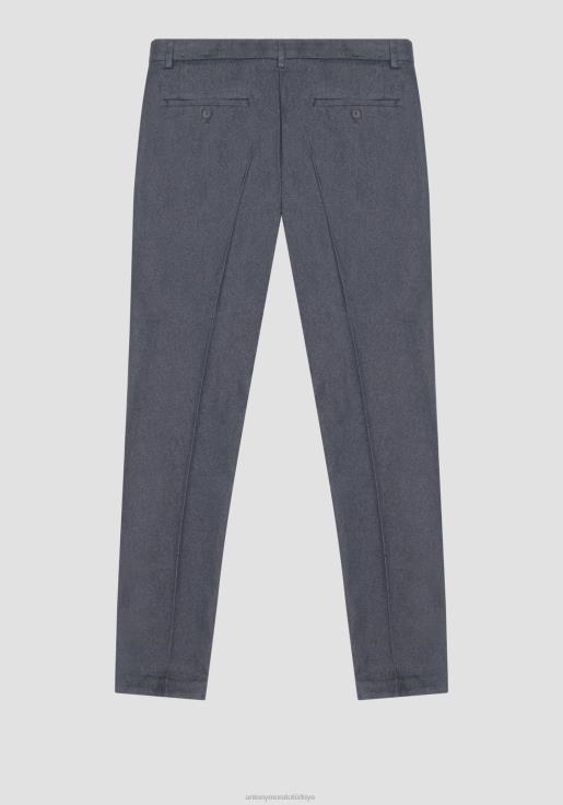 Antony Morato erkekler açık mavi bryan pamuk karışımlı streç denim efektli skinny fit pantolon Giyim 28JN2268