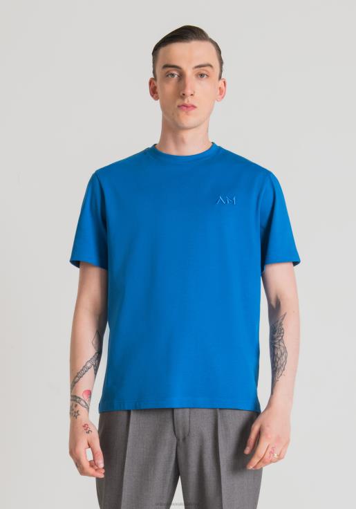 Antony Morato erkekler 7117 İşlemeli logolu, saf pamuklu büyük beden tişört Giyim 28JN2197