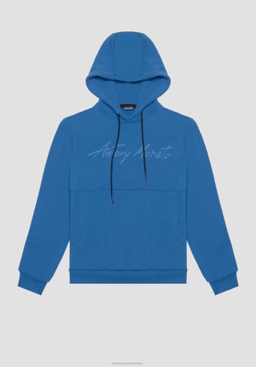 Antony Morato erkekler 7117 İşlemeli logolu, streç pamuk karışımlı normal kesim sweatshirt Giyim 28JN249