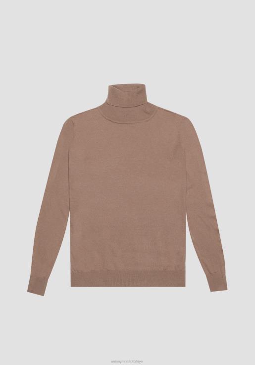 Antony Morato erkekler 2101 Yumuşak yün karışımlı kumaştan normal kesim kazak Giyim 28JN285