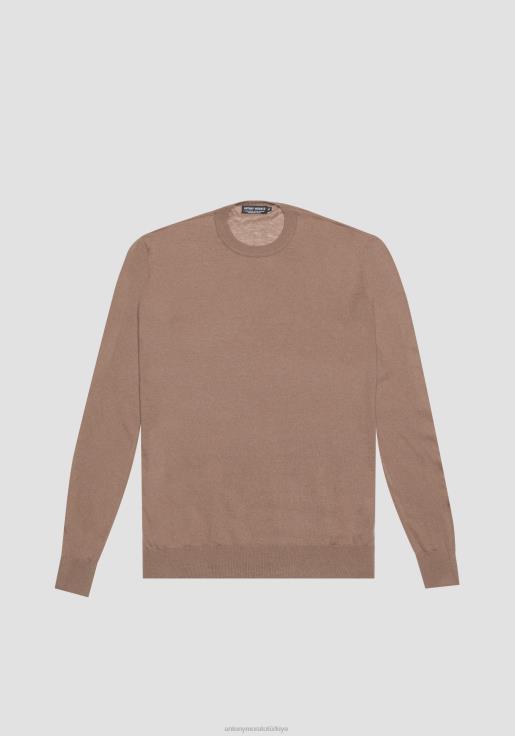 Antony Morato erkekler 2101 Yumuşak yün karışımlı kumaştan normal kesim kazak Giyim 28JN286